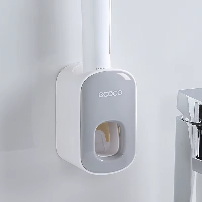 ECOCO Wall-Mounted Manual Toothpaste Dispenser