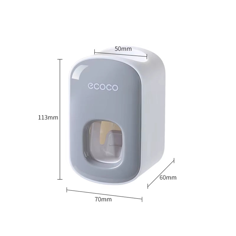 ECOCO Wall-Mounted Manual Toothpaste Dispenser