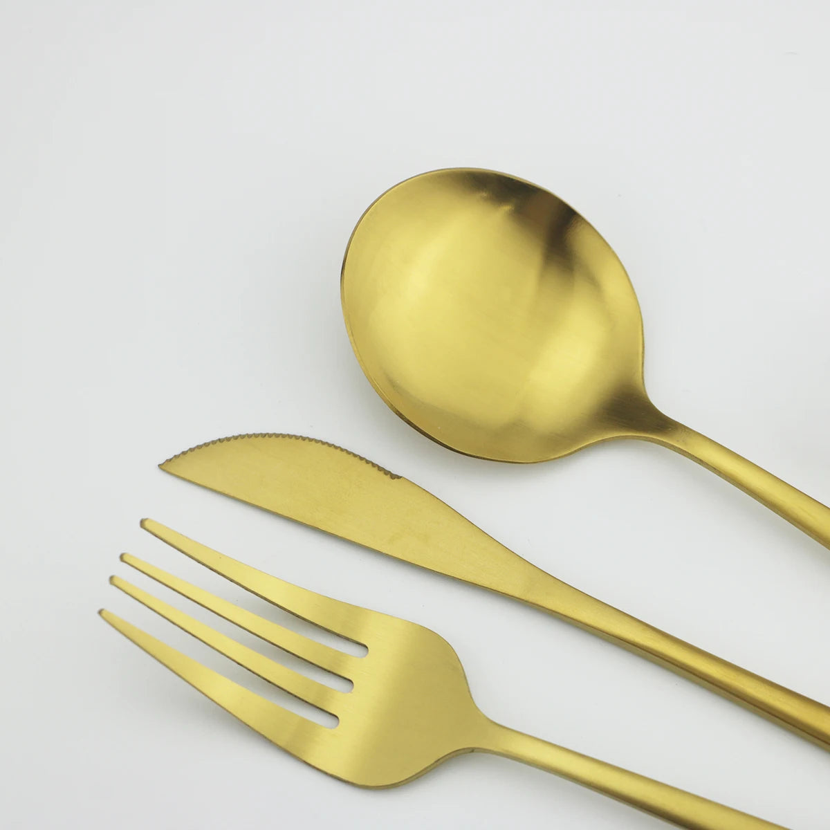 Luxe Matte Cutlery Set | 30-Piece Stainless Steel Flatware for Six