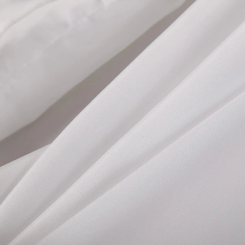 Pure White Shower Curtain | Thick Waterproof Bath Curtain