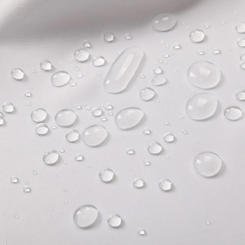 Pure White Shower Curtain | Thick Waterproof Bath Curtain