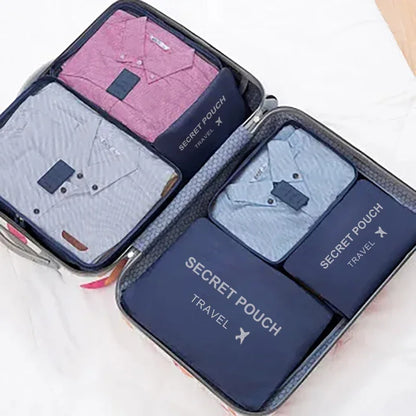 PackNest Travel Cubes | Waterproof Packing Bags, 6-Piece Set