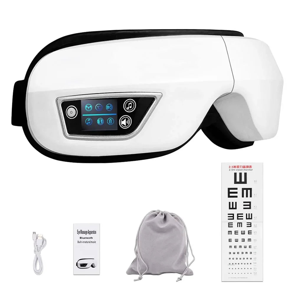 Serene Eye Massager | Heated Airbag Eye Mask with Bluetooth