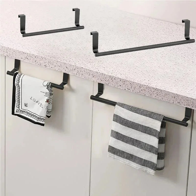 DoorHang Towel Bar | Over-Door Stainless Steel Rail