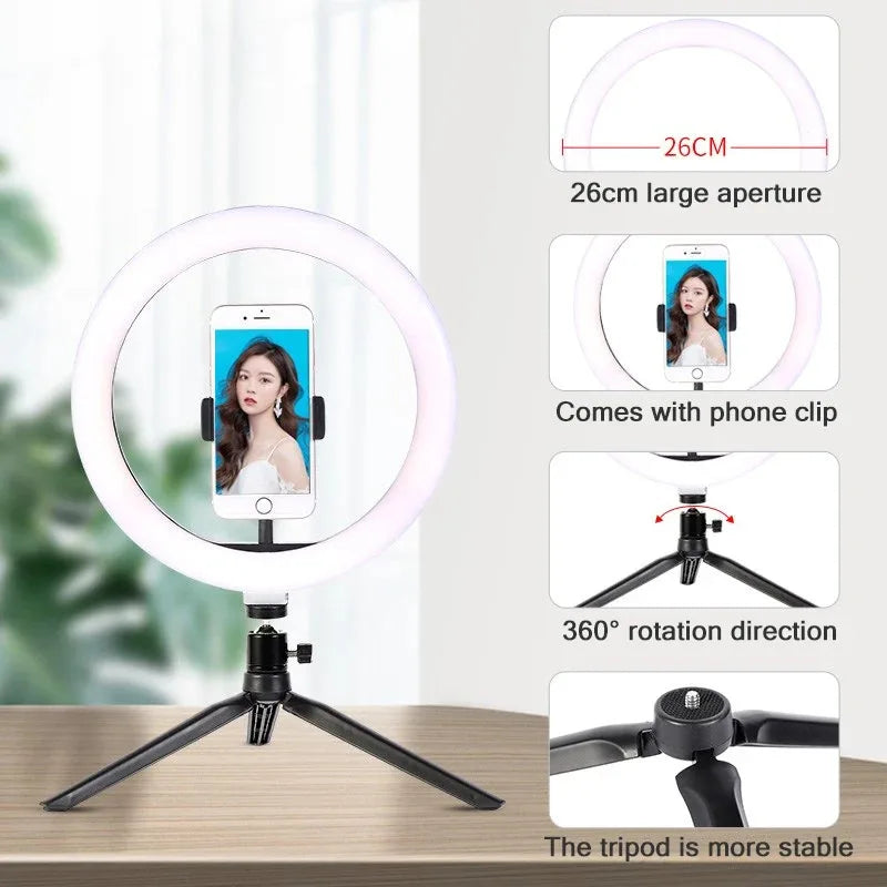 StudioGlow Ring Light Kit | 10 Inch LED with Tripod