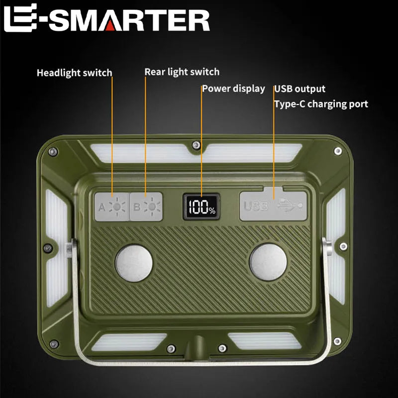 LumaGrip Work Light | Rechargeable Magnetic Camping Lamp