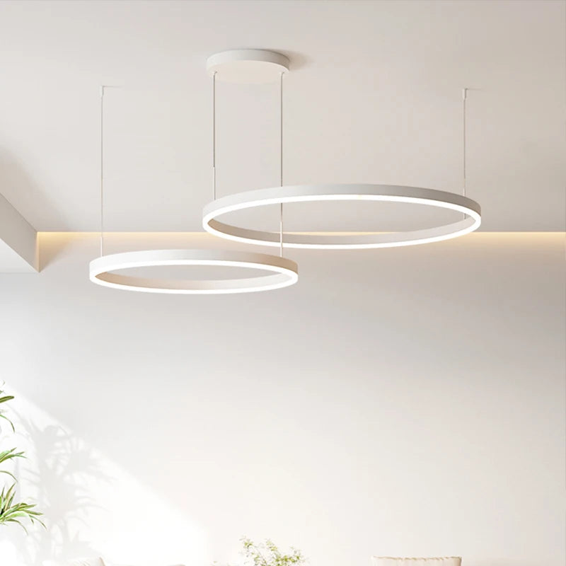 Orbit Ring LED Chandelier | Multi-Ring Modern Pendant Light