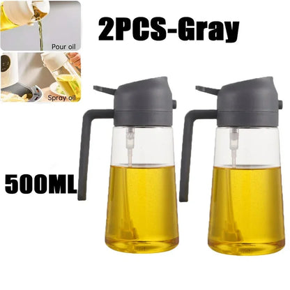 Sizzle 2-in-1 Oil Sprayer | Spray Bottle & Brush for Air Fryers