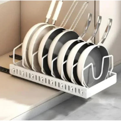 Glide-Out Pot & Lid Organiser | Sliding Cabinet Rack