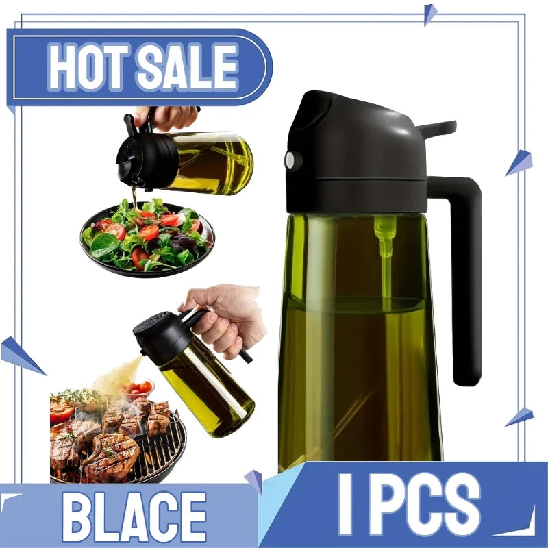 Sizzle 2-in-1 Oil Sprayer | Spray Bottle & Brush for Air Fryers