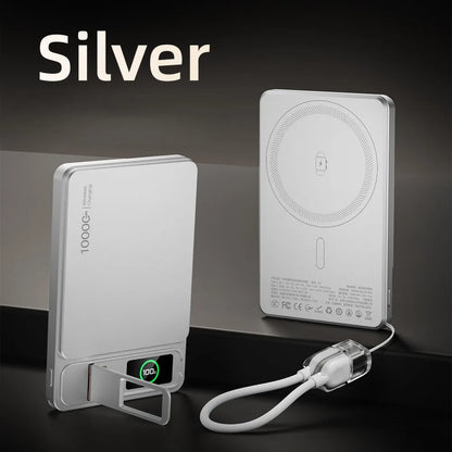 AlloyCharge Magnetic Power Bank | Digital Display, 20W