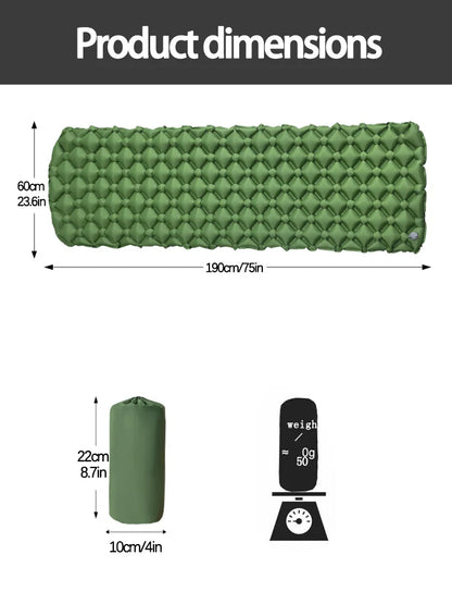 CloudRest Camping Air Mat | Built-In Pump Sleeping Pad