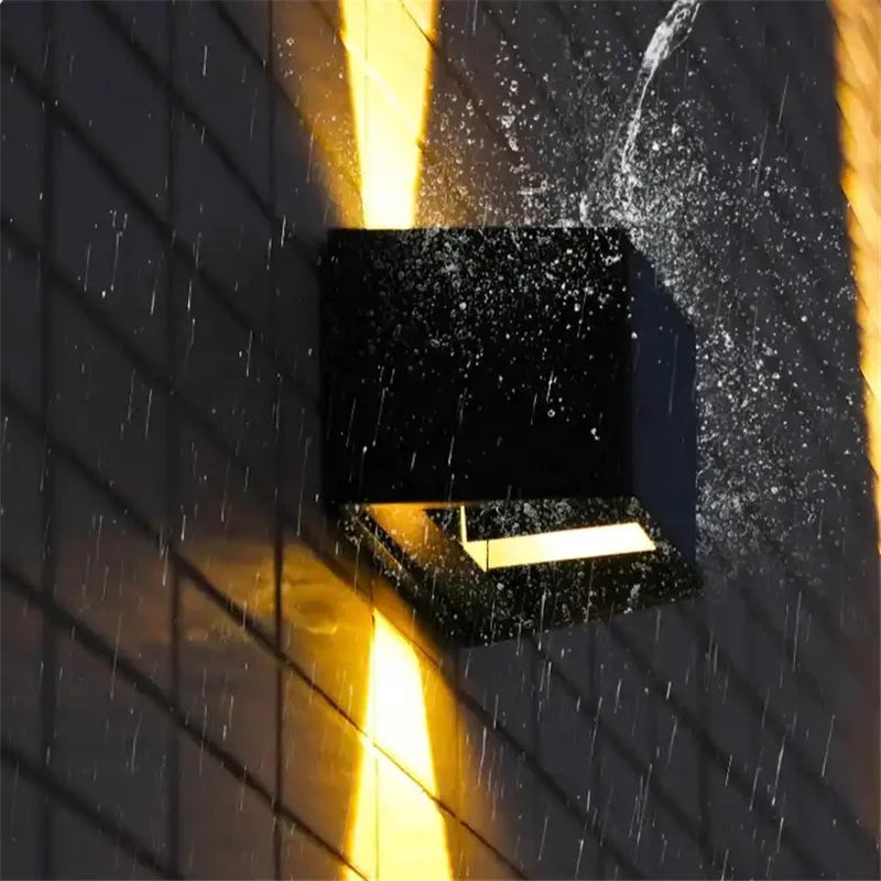 Beam Solar Up & Down Wall Lamp | Adjustable Angle Outdoor Wall Light
