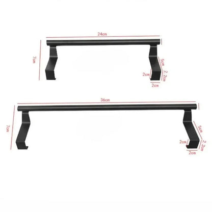 DoorHang Towel Bar | Over-Door Stainless Steel Rail