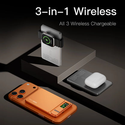 AlloyCharge Magnetic Power Bank | Digital Display, 20W