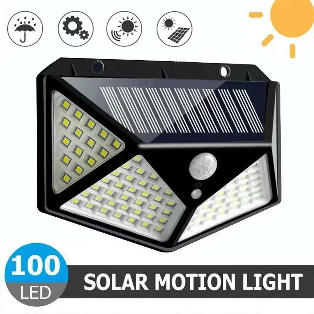 SunGuard Solar Spotlight | 100 LED Motion Sensor Garden Light