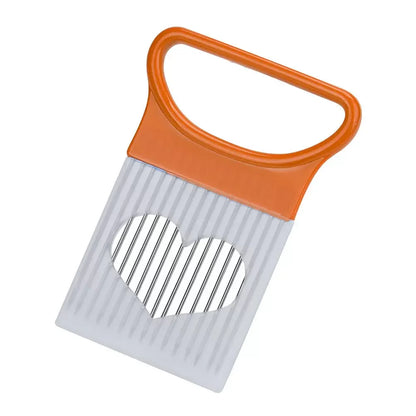 Crisp Cut Onion Holder | Stainless Steel Slicing Guide