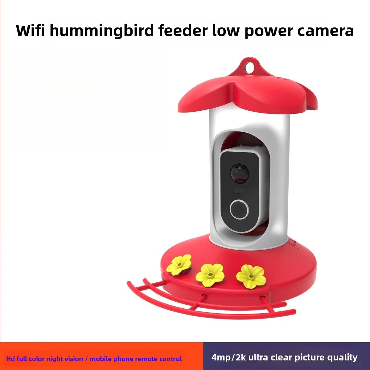 FeatherCam Solar Bird Feeder Camera | 2K WiFi Smart Bird Feeder