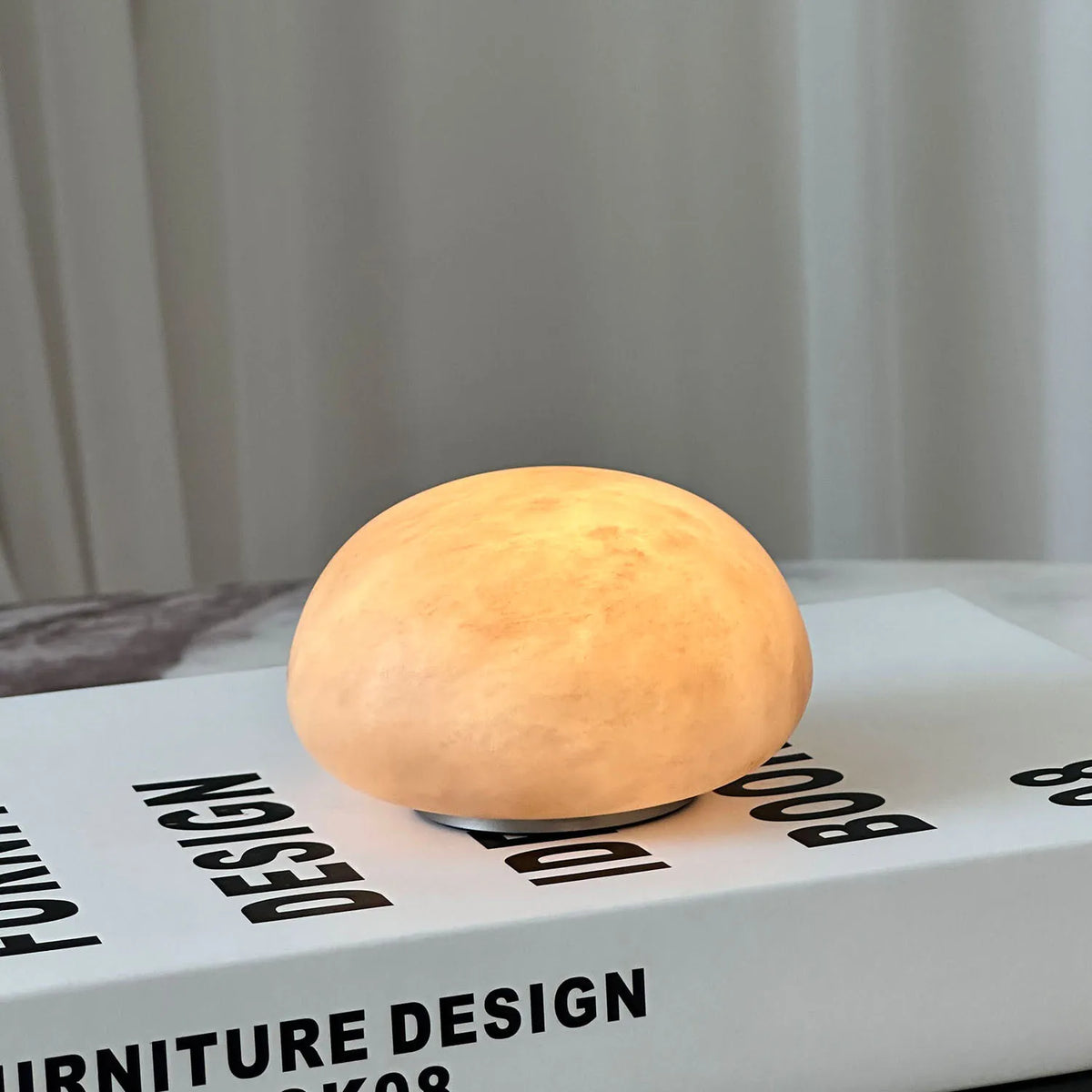 Glow Alabaster Table Lamp | Rechargeable Stone Mood Light