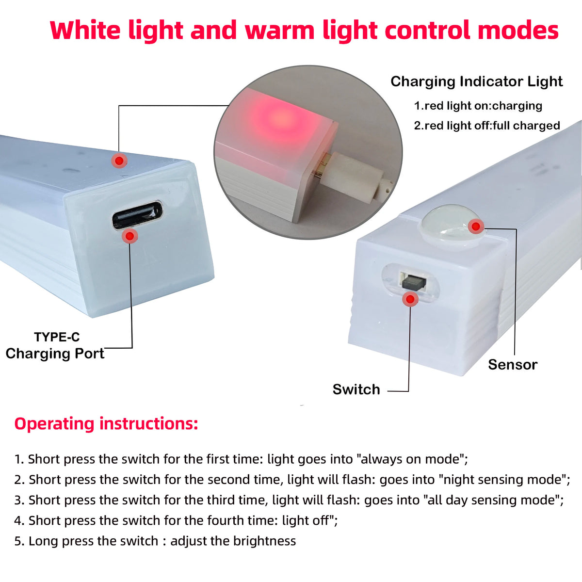 StepSense Cabinet Light | Rechargeable Motion Sensor LED