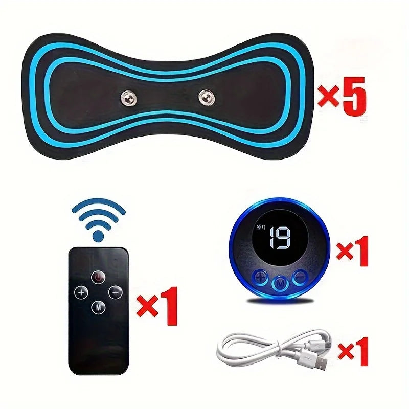 EaseWave EMS Massager | 8-Mode Neck & Body Pulse Pad