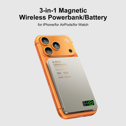 MagCharge Wireless Power Bank | Magnetic 5000/10000mAh