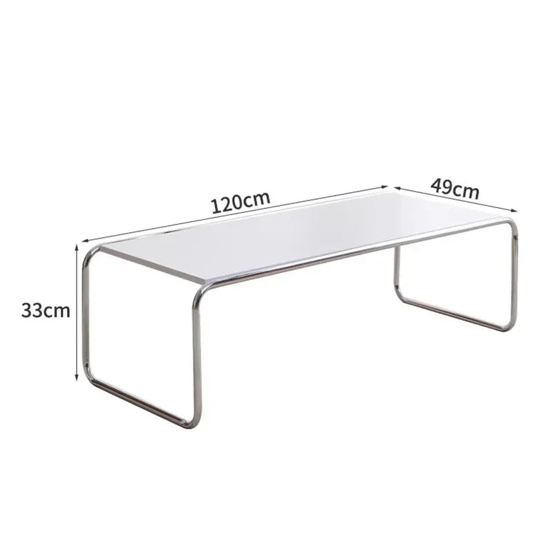 Loop Nesting Coffee Tables | Chrome Frame Minimalist Side Tables