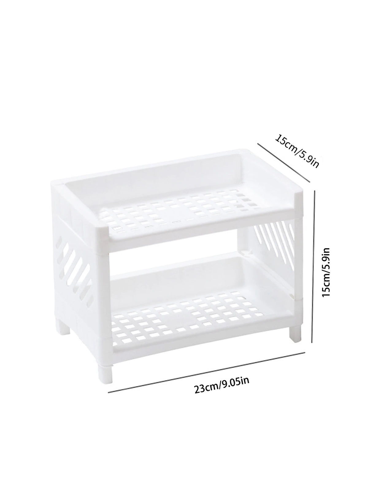 DeskDuo Storage Rack | Double-Layer Desktop Organiser