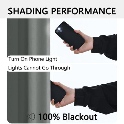 Serene Blackout Curtains | Set of 2 Room Darkening Panels