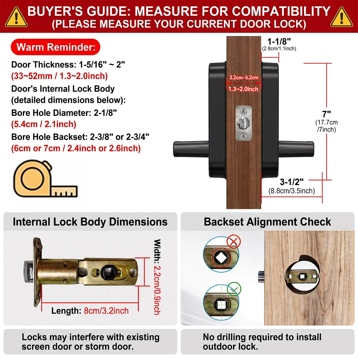 KeyLess Smart Fingerprint Door Lock | WiFi Keypad Lever Lock