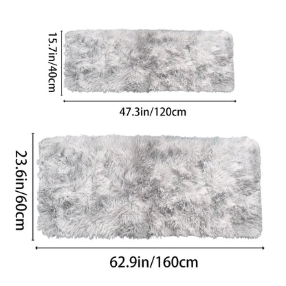 Cloud Tie-Dye Shag Rug | Fluffy Non-Slip Bedroom Rug
