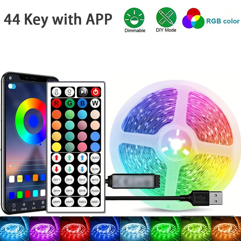 Lagoon RGB Strip Lights | App & Remote LED Tape, 1 to 40m