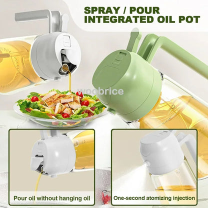 Sizzle 2-in-1 Oil Sprayer | Spray Bottle & Brush for Air Fryers