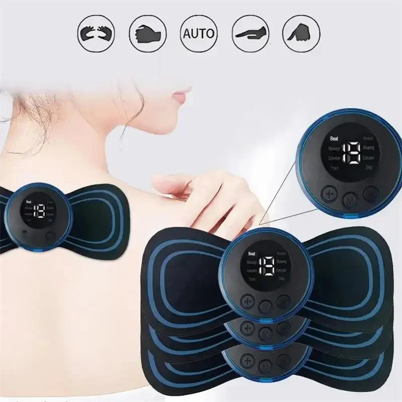 EaseWave EMS Massager | 8-Mode Neck & Body Pulse Pad
