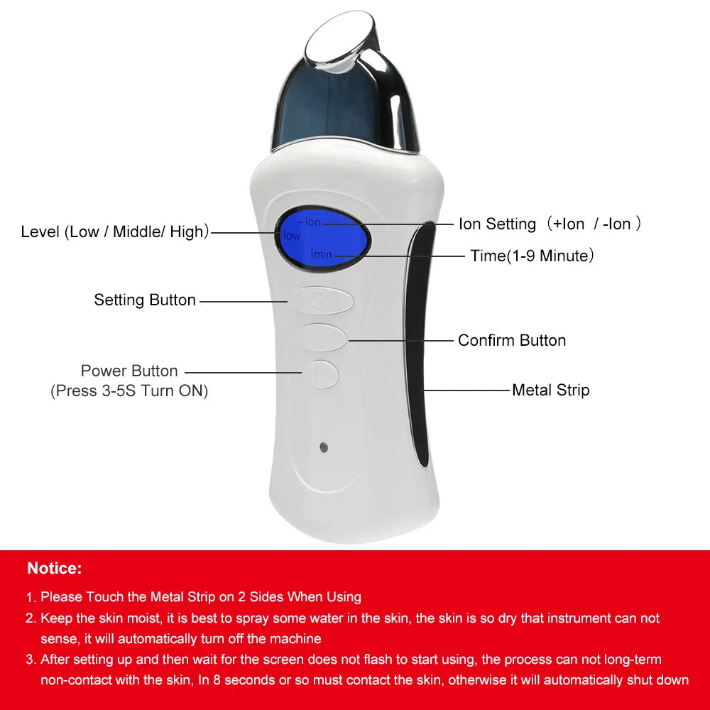 Contour Microcurrent Face Device | Ionic Facial Toning Tool