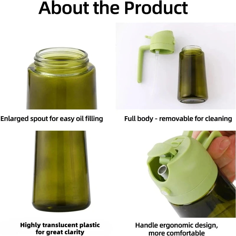 Olive Grove Oil Sprayer | 2-in-1 Spray & Pour Bottle