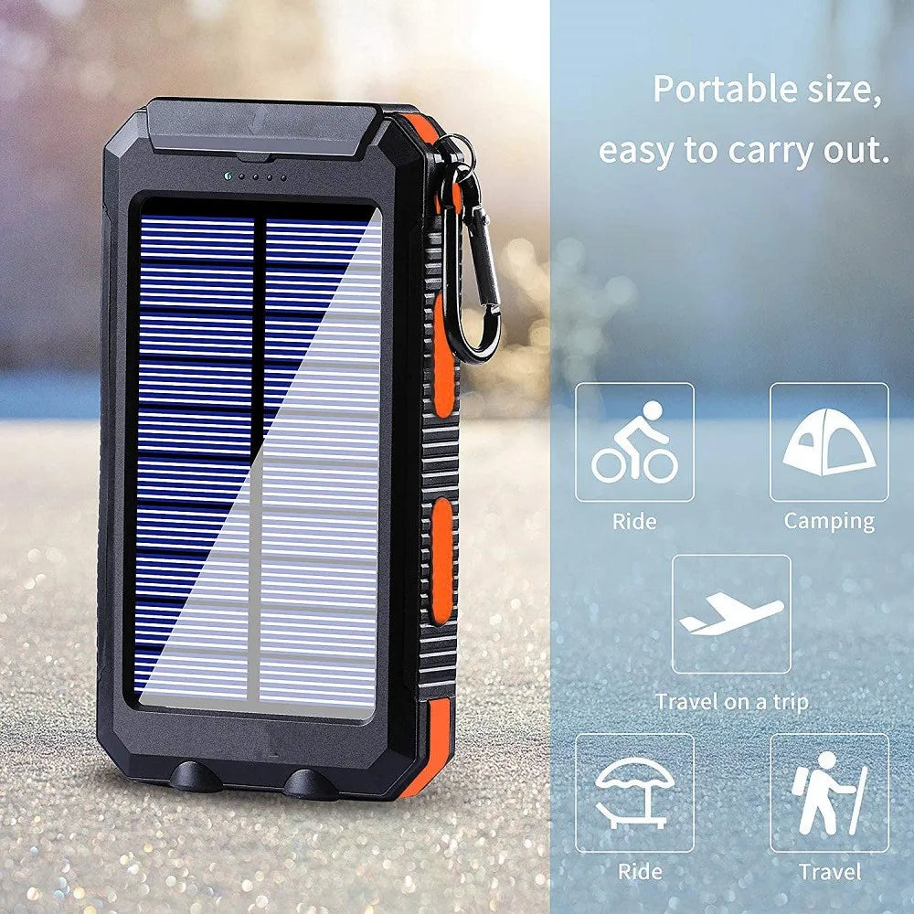 SunVault Solar Power Bank | High Capacity with LED Light