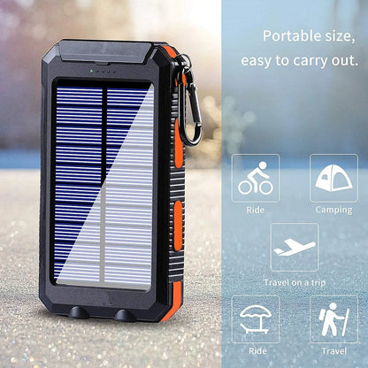 SunVault Solar Power Bank | High Capacity with LED Light
