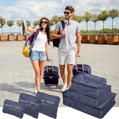 PackNest Travel Cubes | Waterproof Packing Bags, 6-Piece Set