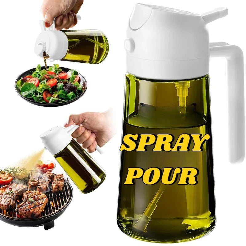 Olive Grove Oil Sprayer | 2-in-1 Spray & Pour Bottle