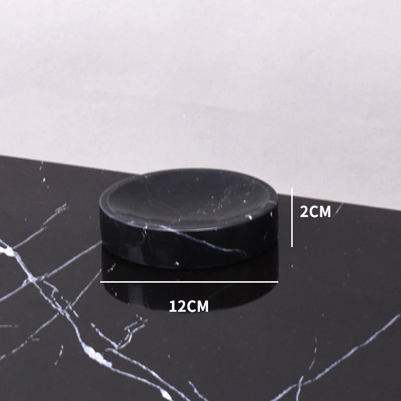 Nero Marble Bathroom Collection | Black Natural Marble Vanity Accessories