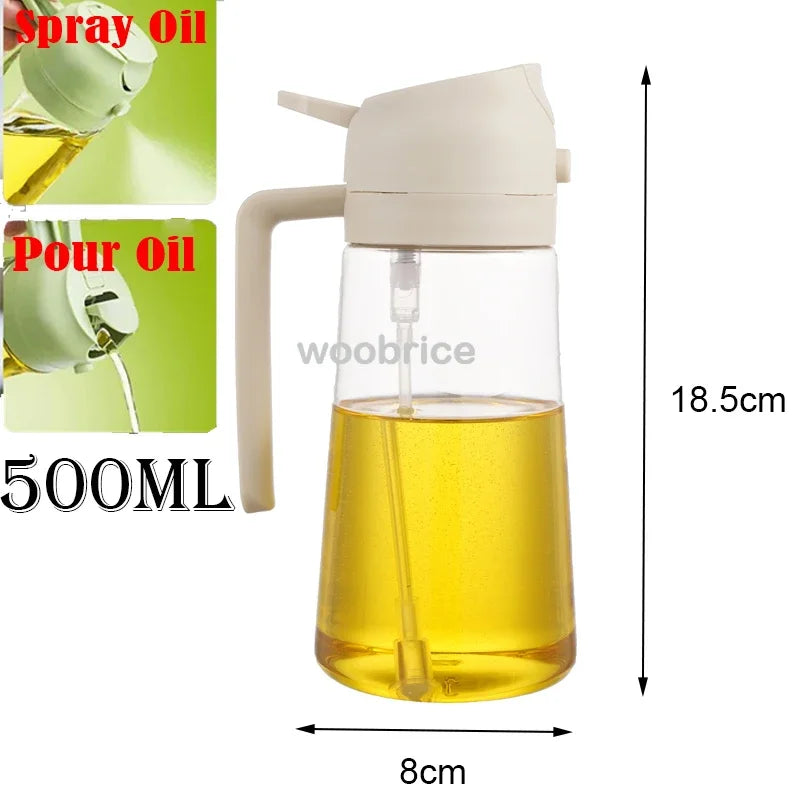 Sizzle 2-in-1 Oil Sprayer | Spray Bottle & Brush for Air Fryers