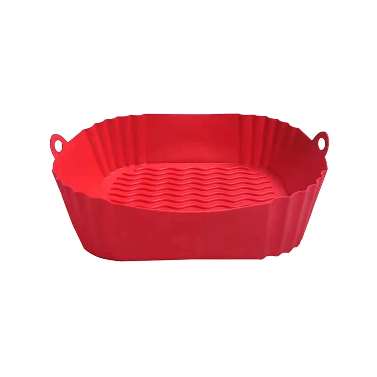 CrispNest Silicone Tray | Reusable Square Air Fryer Liner