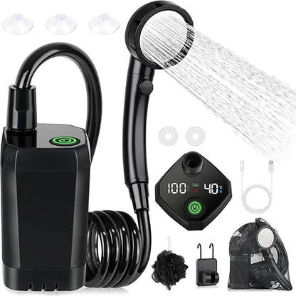 TrailRain Portable Shower | Rechargeable Camping Shower