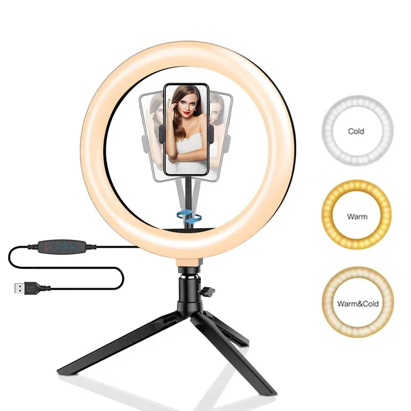 StudioGlow Ring Light Kit | 10 Inch LED with Tripod