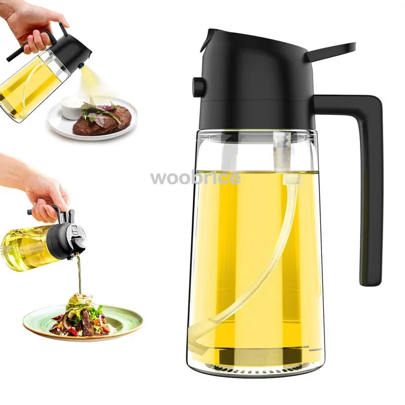 Sizzle 2-in-1 Oil Sprayer | Spray Bottle & Brush for Air Fryers