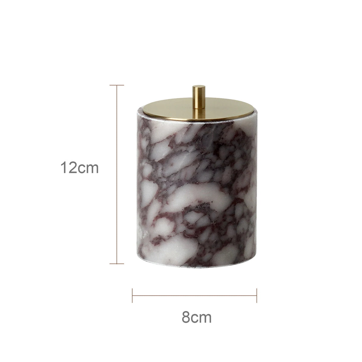Viola Marble Bathroom Collection | Purple-Veined Natural Marble Accessories