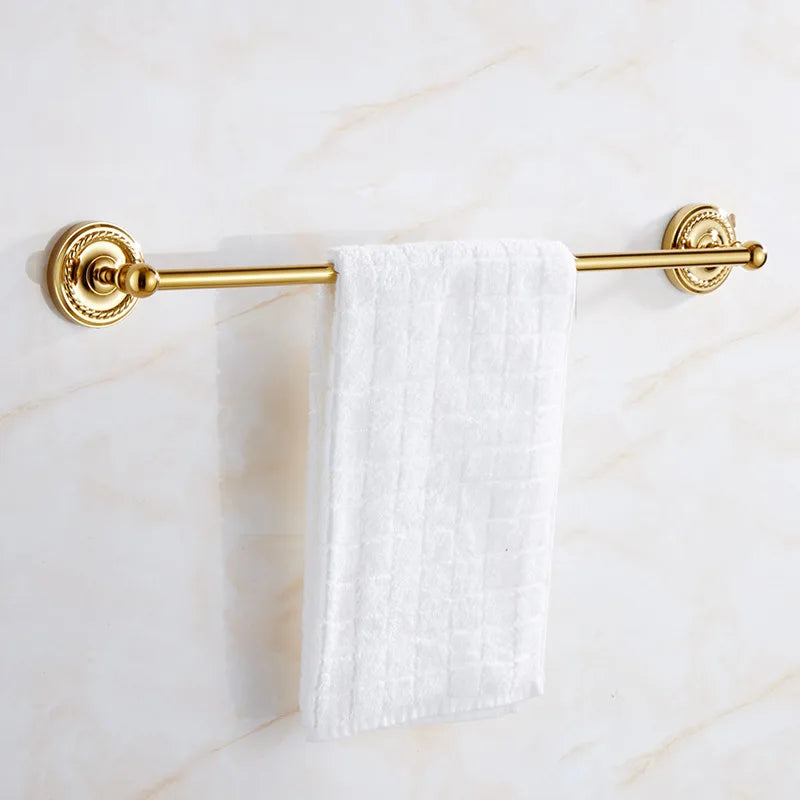 Regency Gold Bathroom Hardware | Polished Brass Towel Rails & Accessories