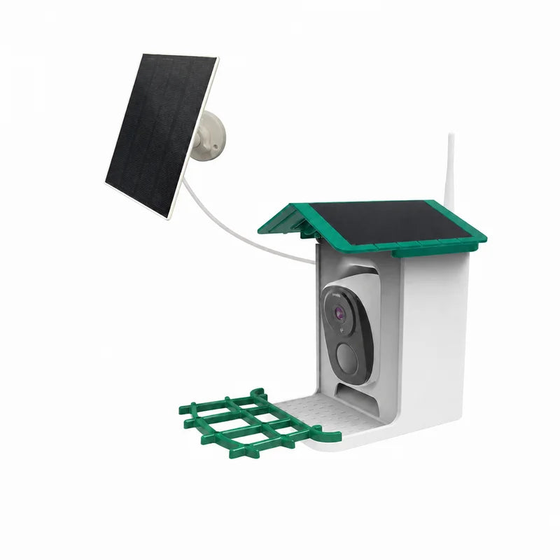 BirdView Solar Feeder Camera | Smart Bird Feeder with Two-Way Audio