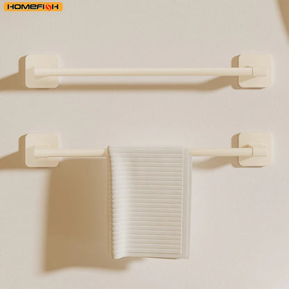NoDrill Towel Rail | Punch-Free Wall Bar, 30 or 40cm